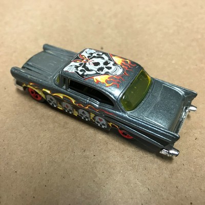 Grey '67 Chevy Skulls Hot Wheels Loose Diecast Car GQ
