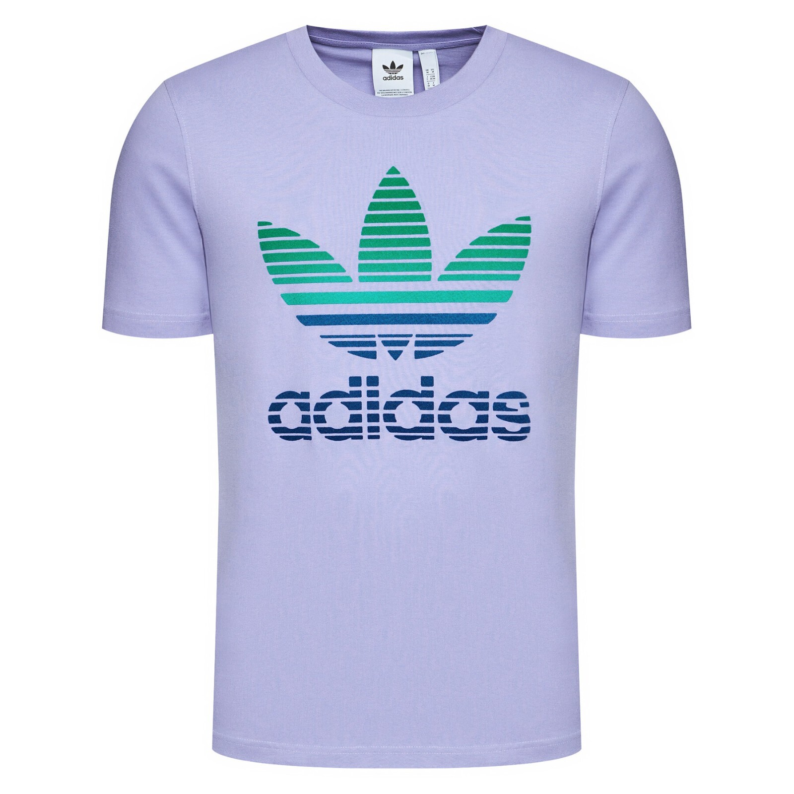Adidas Originals Trefoil Ombre T-Shirt Light Purple Men's