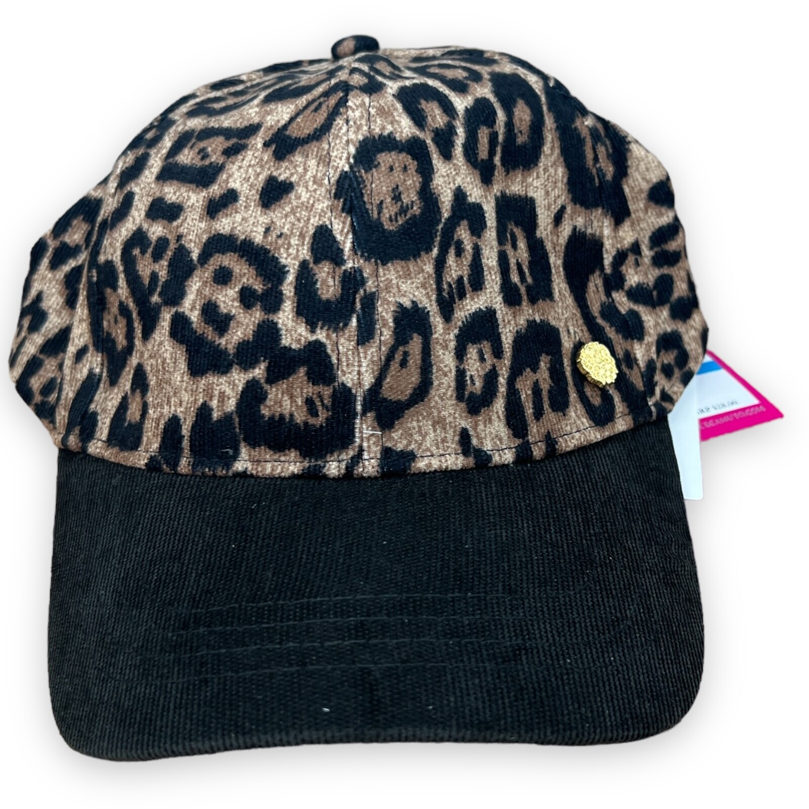Womens Strapback Leopard Print Baseball Cap Hat New Tags