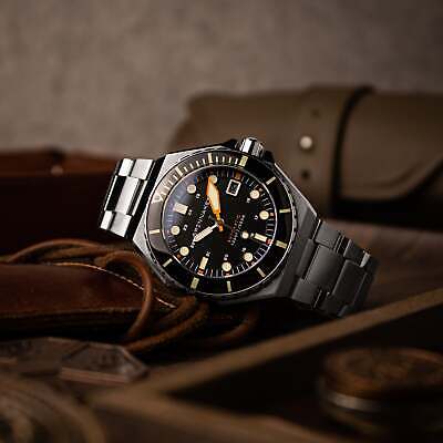 Pre-owned Spinnaker Dumas Stainless Steel 44mm Japanese Automatic Wristwatch