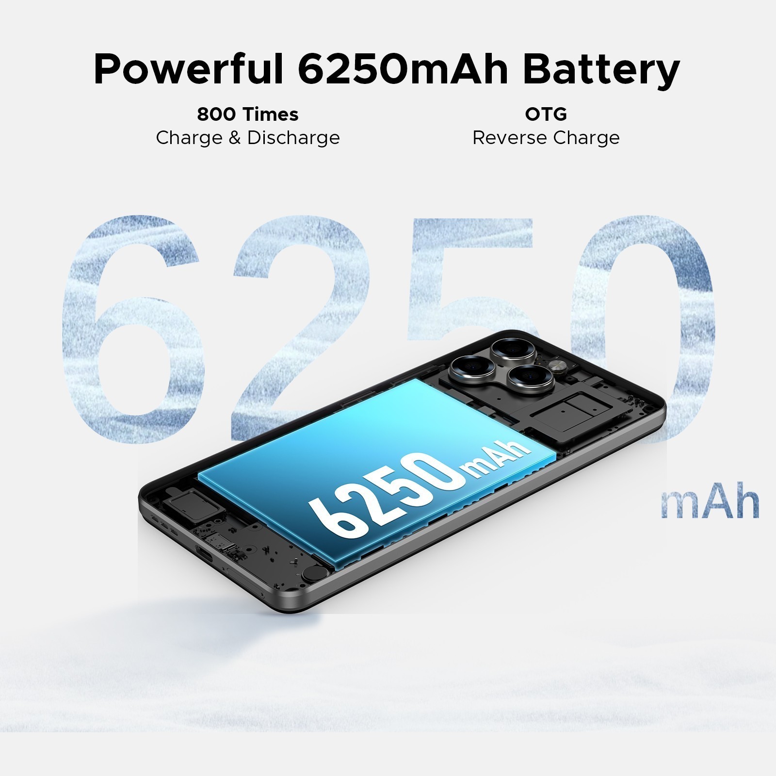 DOOGEE Note58 Pro Android 16 Smartphone 32GB+256GB 6250mAh 6.75