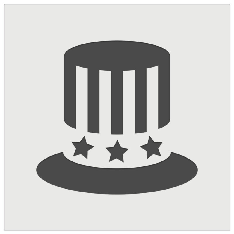 Fourth of July Patriotic Hat Wall Cookie DIY Craft Reusable