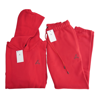 Nike Air Jordan Mens Size M Sweatsuit Set Red Valentine s Day
