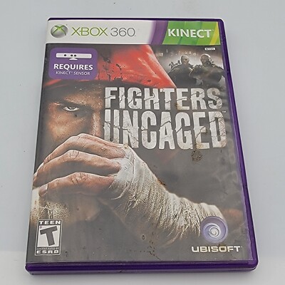 Fighters Uncaged (Microsoft Xbox 360, Kinect, 2010) Boxed Manual Complete