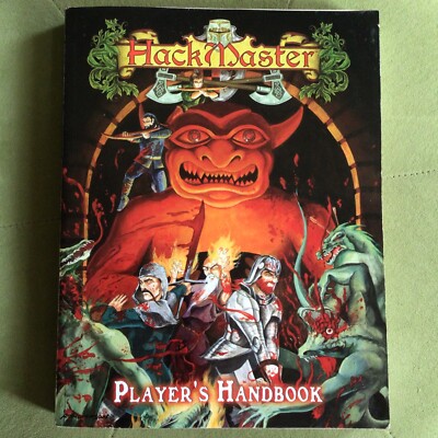 HackMaster Player's Handbook 4th Edition Core Rulebook AD&D K&C 2100 2001