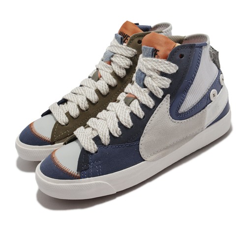 Nike Blazer Mid 77 Jumbo Voodoo Grey Multi Suede Men Unisex Casual DQ5080-001