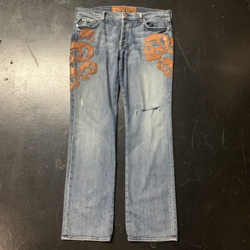 SKULL JEANS ライダースジャケット　38 SKULL JEANS ライダースジャケット 38