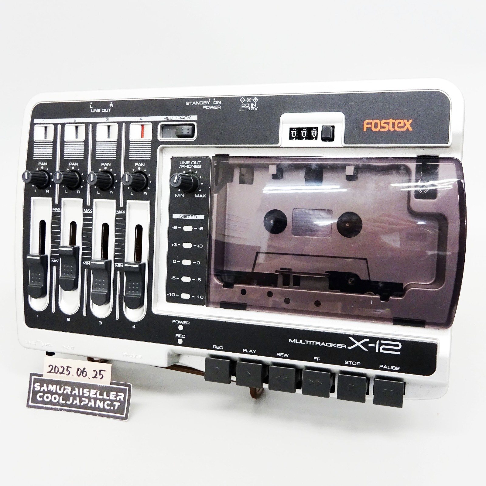 fostex X-12 マルチトラックレコーダー　動作品 fostex X-12 マルチトラックレコーダー 動作品