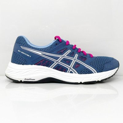 

Женские кроссовки Asics Gel Contend 5 1012A234 синие кроссовки размер 6.5, Синий, Gel Contend 5