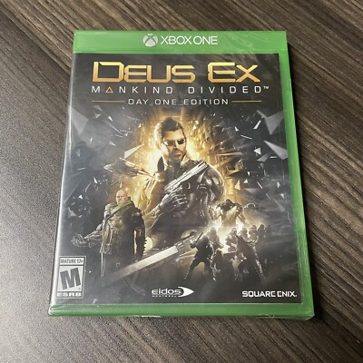 Deus Ex: Mankind Divided - Day One Edition XBOX One Brand New + Factory Sealed