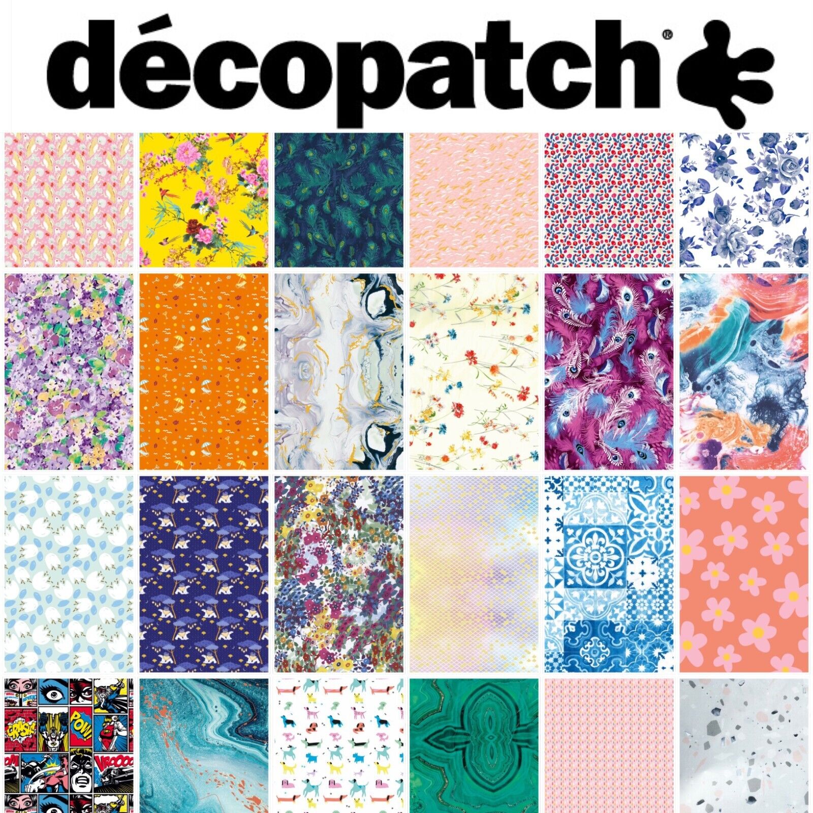 Decopatch Foil Texture Paper Sheet: 785 Decopatch Foil Texture Paper Sheet: 785