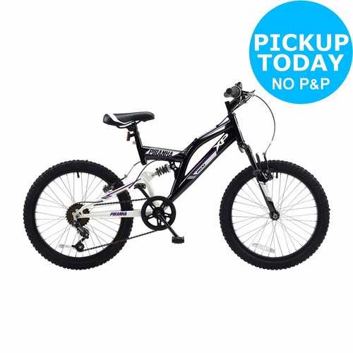 muddyfox radar 20 inch dual suspension mountain bike