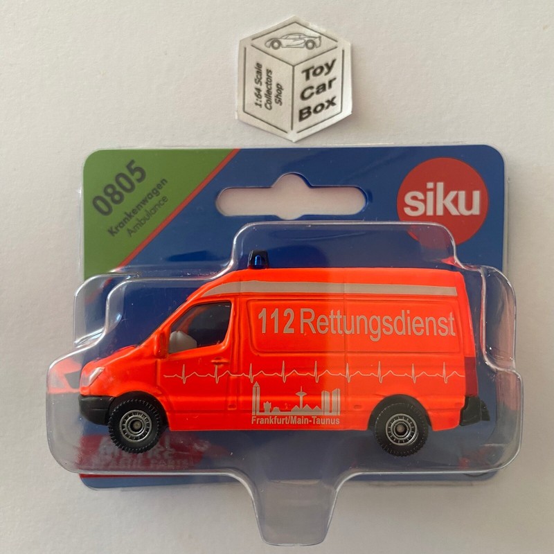 SIKU #0805 - Mercedes-Benz Sprinter (Rettungsdienst Rescue Service 3” Model)