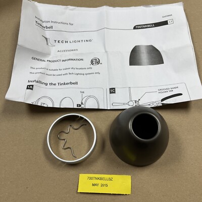 Tech Lighting TNKBELLBZ Bronze Shade. 700 TNKBELLBZ