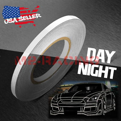 Reflective Safety Tape Self Adhesive pinstripe Sticker Strip Decal 26FT Roll 1CM