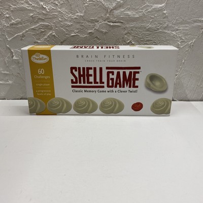 ThinkFun Brain Fitness ''SHELL GAME'' Classic Memory Game, Single Player.
