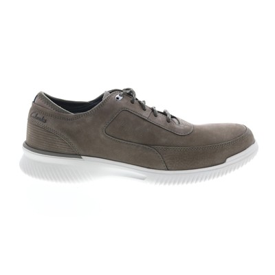 

Clarks Donaway Lace 26161576 Мужские серые кроссовки на шнуровке из нубука Lifestyle Обувь, Серый, Clarks Donaway Lace