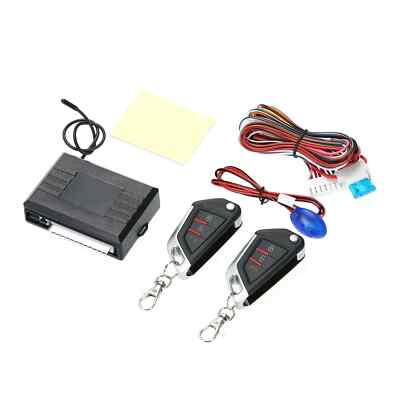 Universal Auto Burglar Alarm Protection System Remote Control Door Lock Keyless