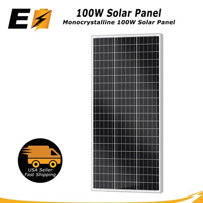 400W 200W 100 Watt Mono. Solar Panel for RV, Boat, Marine, Cabin, and Camping
