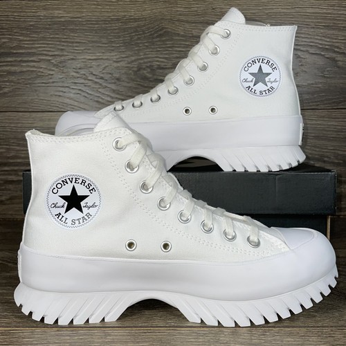 Converse Chuck Taylor 24cmホワイト厚底　未使用 Converse Chuck Taylor All Star Lift Hi White Black Platform
