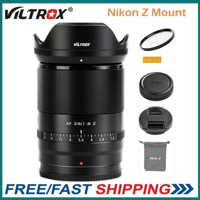 VILTROX 28mm F1.8 Wide Angle Autofocus Full Frame Lens for Nikon Z Mount Cameras