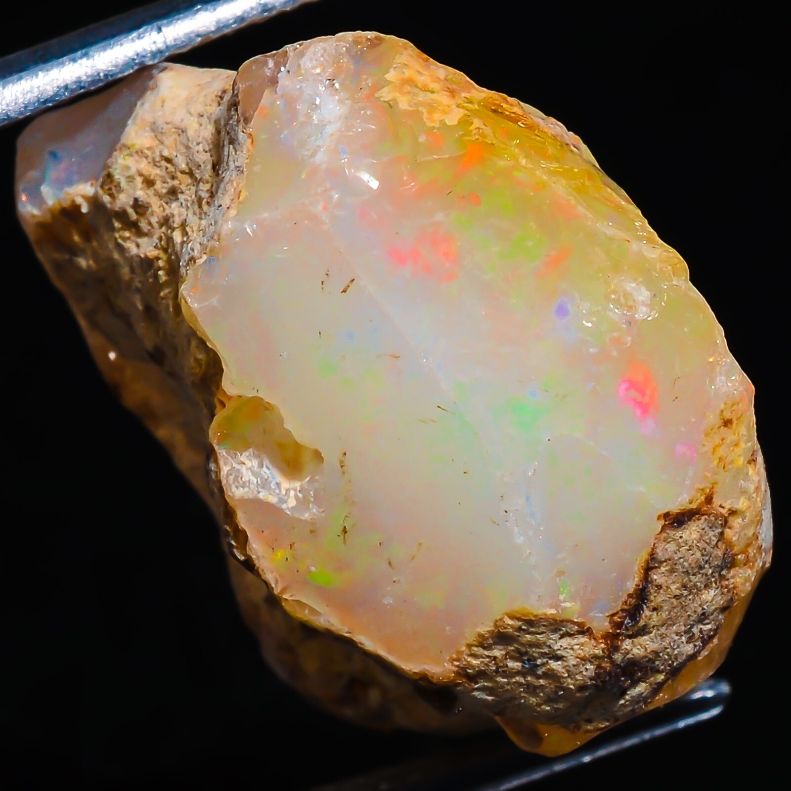 460㎖ OPAL R III Natural 20.95CT Ethiopian Opal Welo Rough Crystal Raw opal