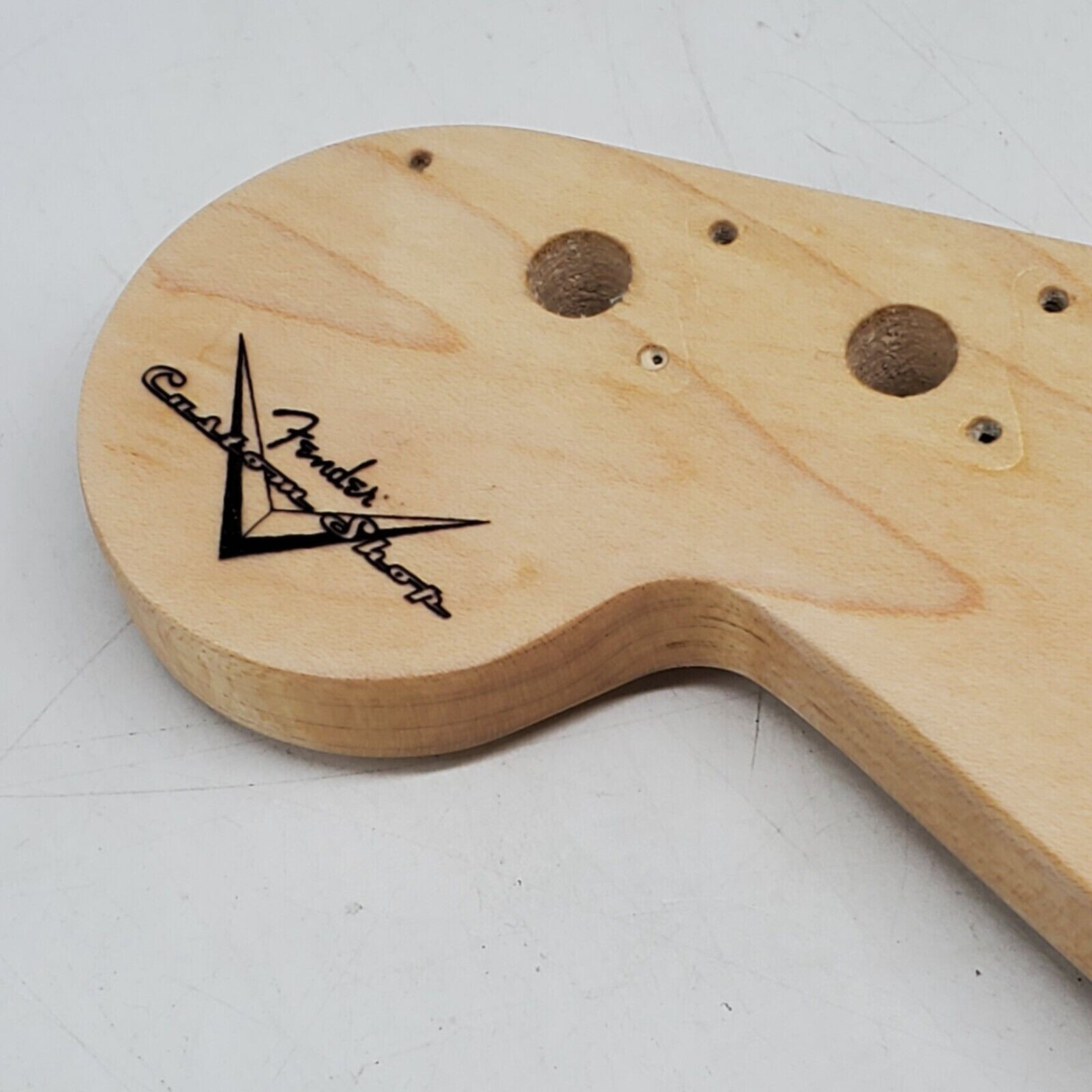 Fender 70's Strat Waterslide Guitar Headstock Decals with CS Logo (Set of 2)