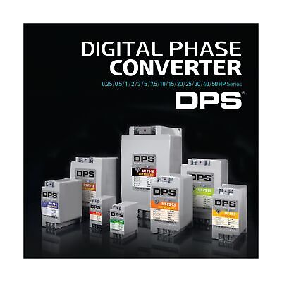 DPS Single-Phase to 3-Phase Converter, My-PS-7.5 Model Must Be Only Used on 5...