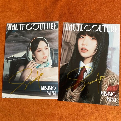MISAMO HAUTE COUTURE サイン ミナ TWICE MISAMO HAUTE COUTURE サイン ミナ TWICE MISAMO JAPAN 2nd MINI ALBUM
