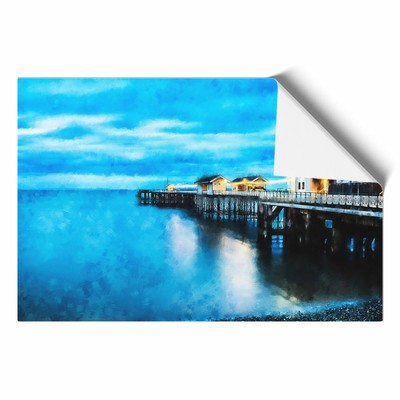 Penarth Pier Pavilion In Wales Wall Art Print Framed Canvas Picture Poster Decor