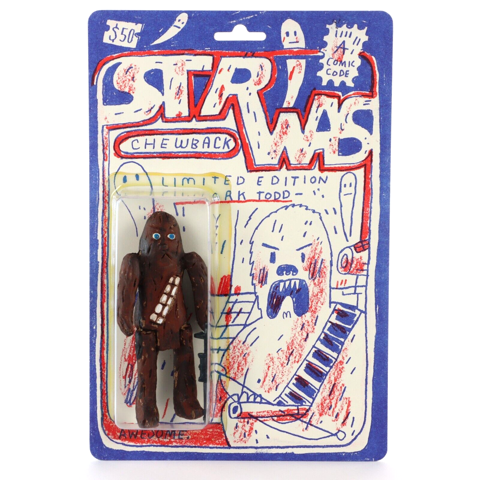 Star Wars Chewback Designer Art Figure Signed LE 16/30 DKE Toys