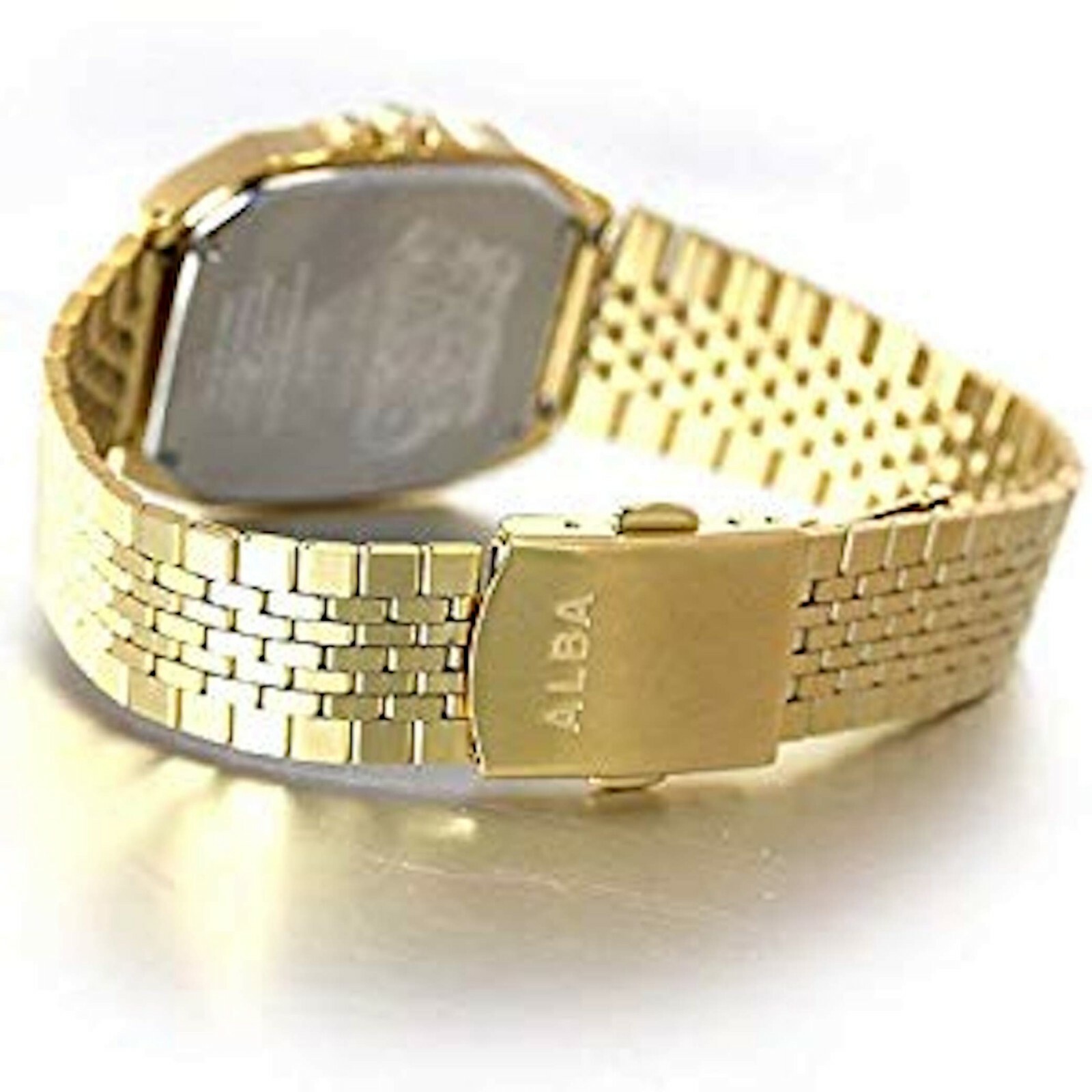 Pre-owned Alba Seiko  Acck711 Super Mario Bros. Limited Quartz Watch Gold Nes Famicom