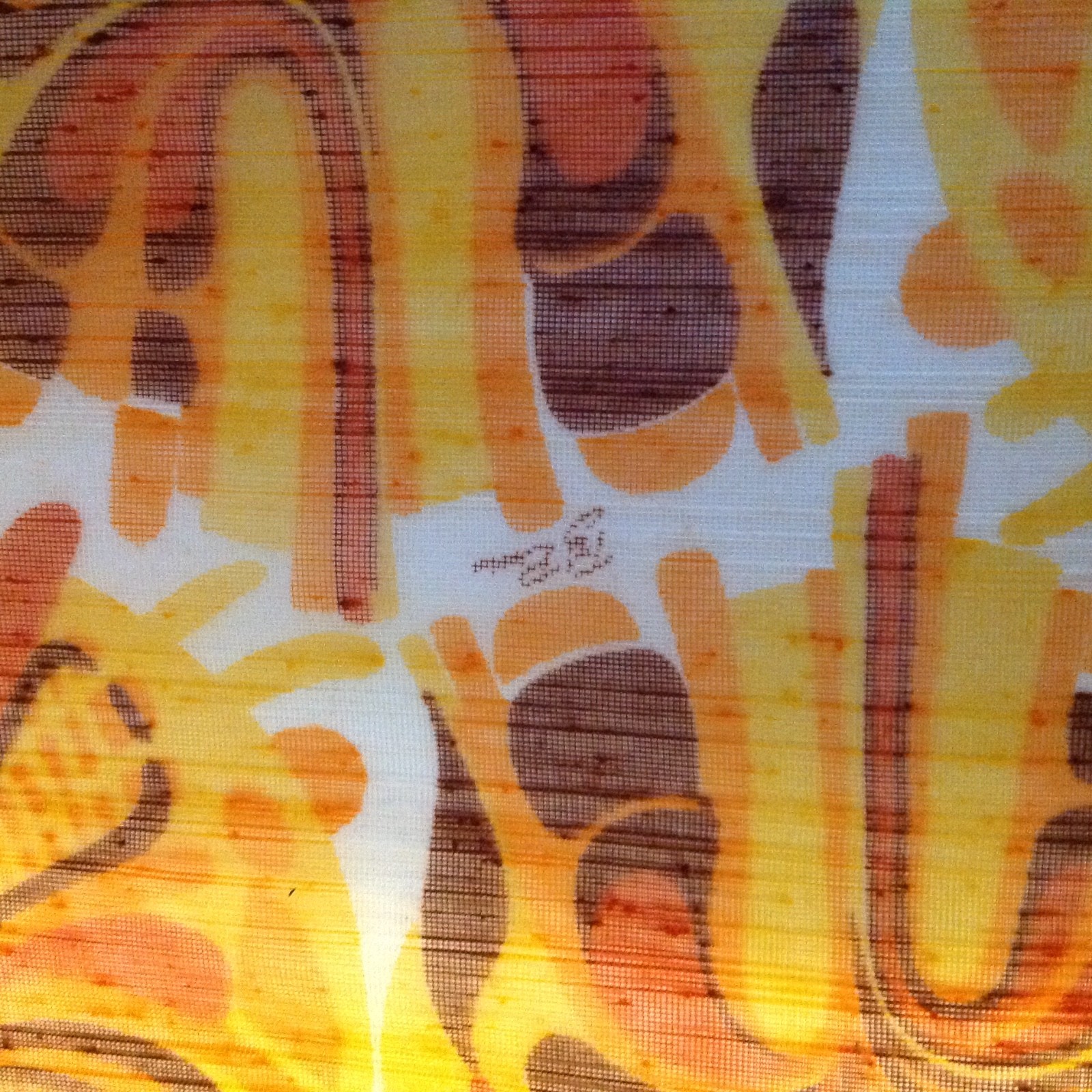 RARE 1960's German Op Art Designer Signed Fabric. 5.5 Yards Still on the Bolt.