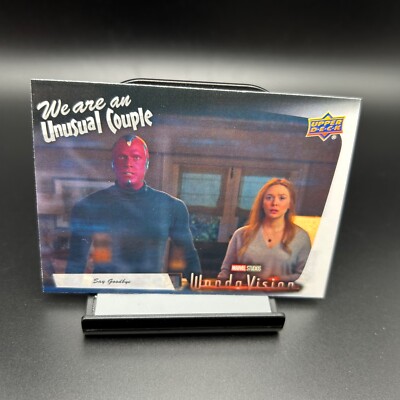 2023 Upper Deck WandaVision #WV-3 We Are an Unusual Couple Say Goodbye
