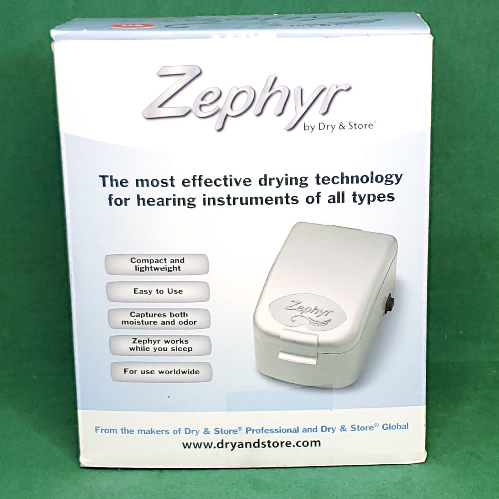 New Zephyr Dry and Store Hearing Aid Dryer