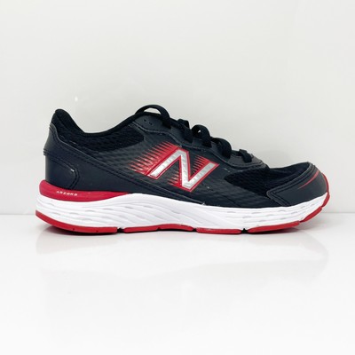 New Balance Boys 680 V6 YP680LB6 Черные кроссовки для бега Размер 3,5 Вт