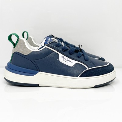 

Off Brand Boys Pepe Jeans Baxter PBS30537-595 Синяя повседневная обувь Кроссовки Размер 1,5, Синий