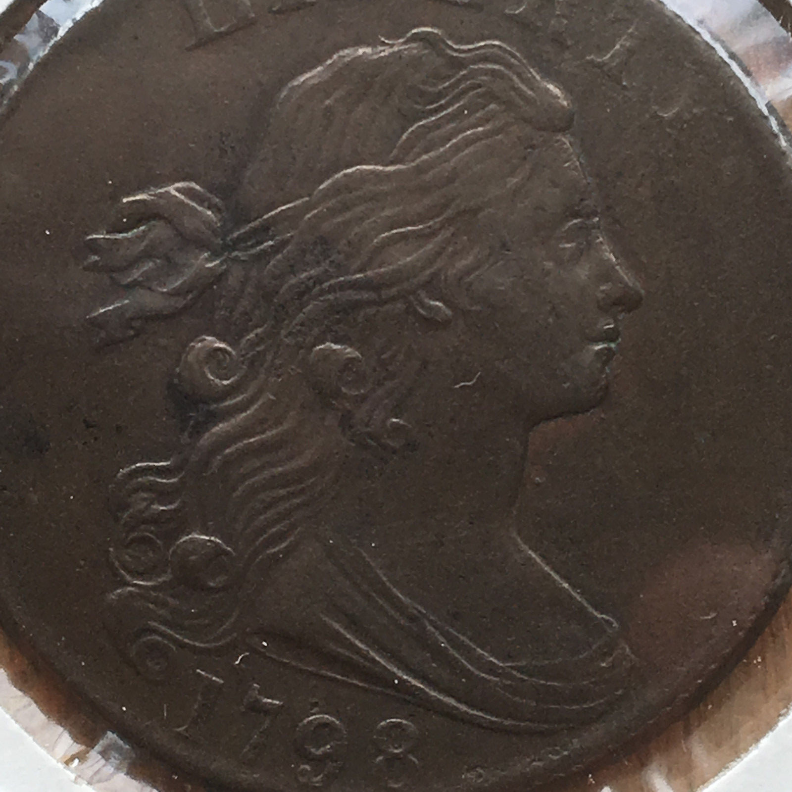 1798 Draped Bust Large Cent, 2nd Hair Style - BEAUTIFUL!