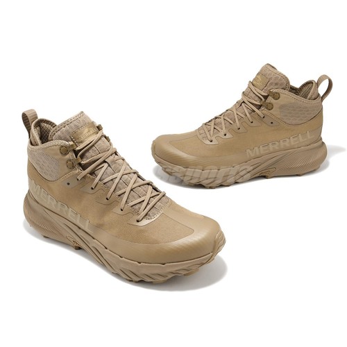 Pre-owned Merrell Agility Peak 5 Tact Mid Gtx Gore-tex Vibram Men Trail Running J005773 In Brown