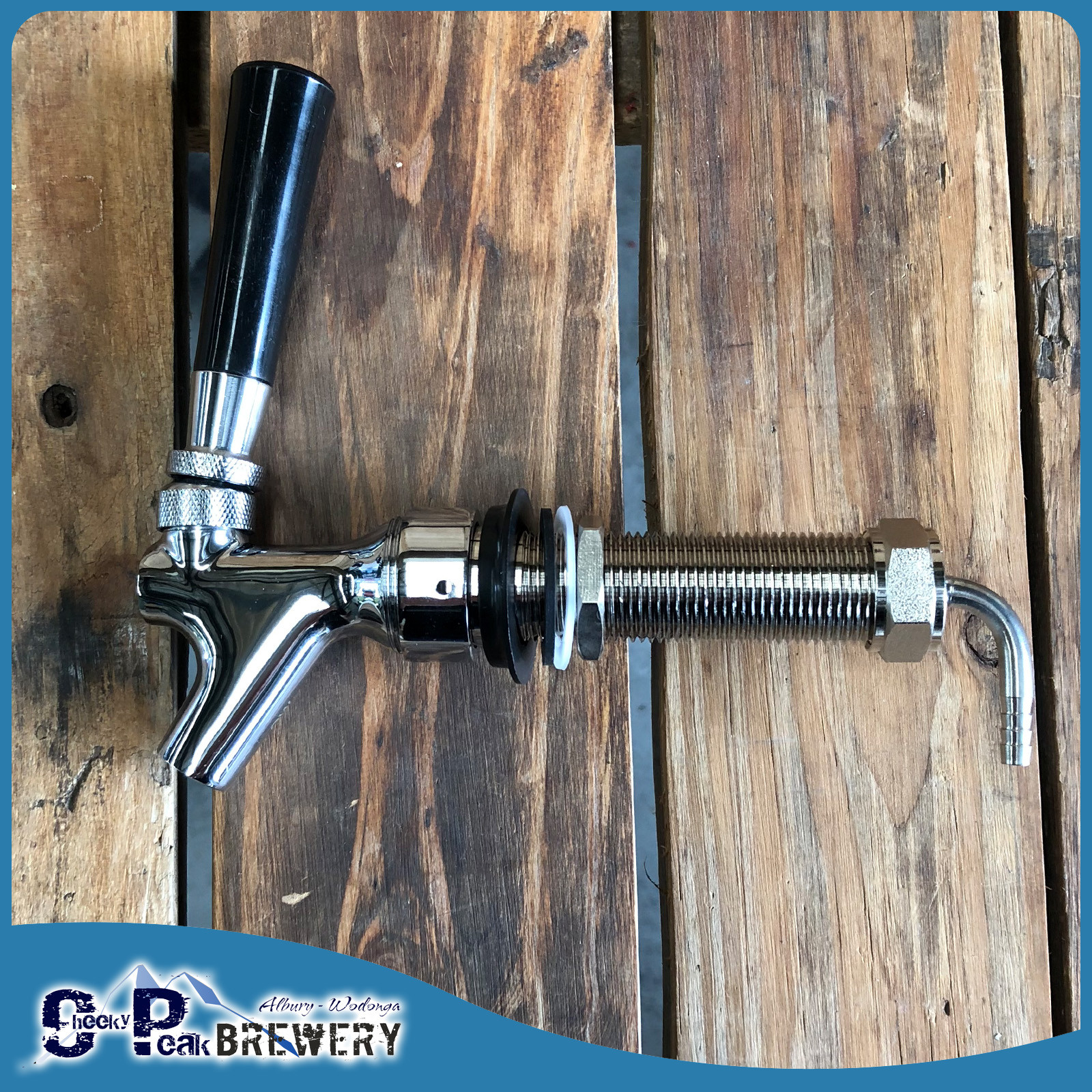 Beer Tap, 304SS Split, Line, Draft Beer System for 2 X Ball Lock