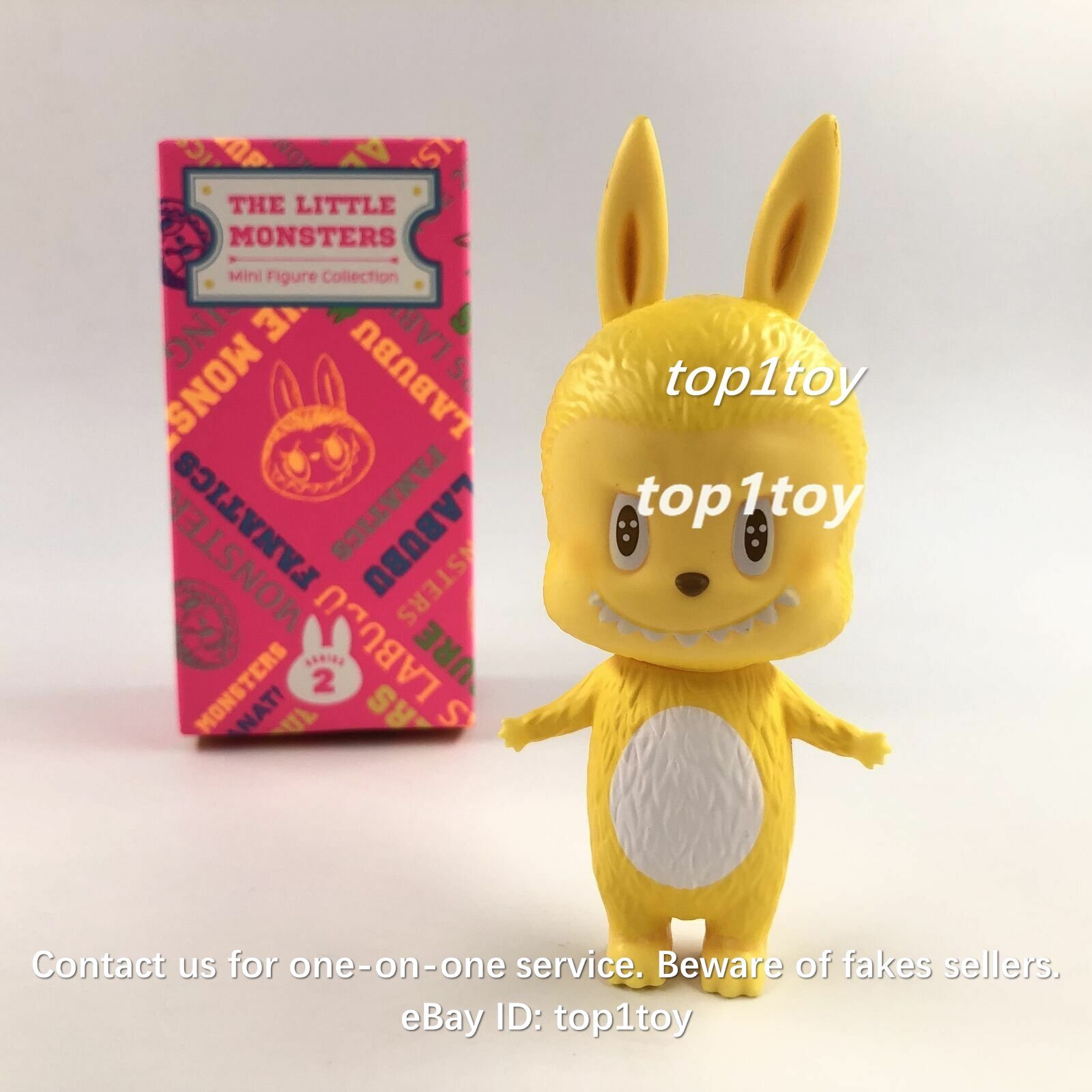 HOW2WORK The Little Monsters 2 Labubu Yellow Mini Figure | eBay