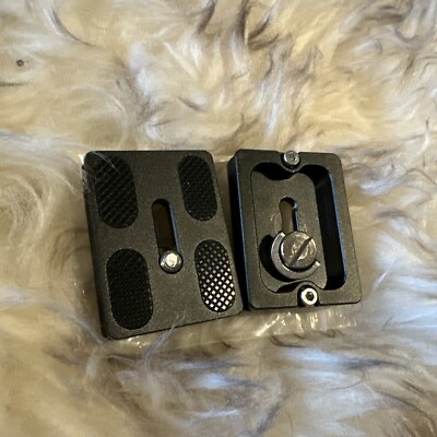 Camera Quick Release Plate PU50 2 Pieces QR Small Plate with 1/4''-20 ScrewTin...