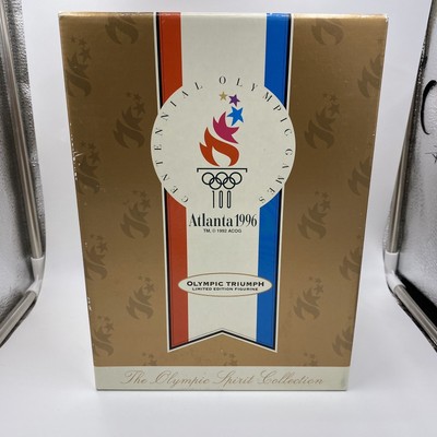 Hallmark Keepsake Ornament Vintage1996Atlanta Olympic Triumph Greek Discus Large