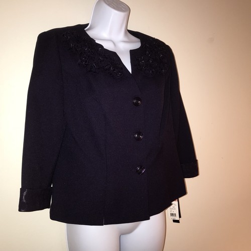 Dana Kay Washable Eggplant Jacket Size 8 NWT Made in Vietnam