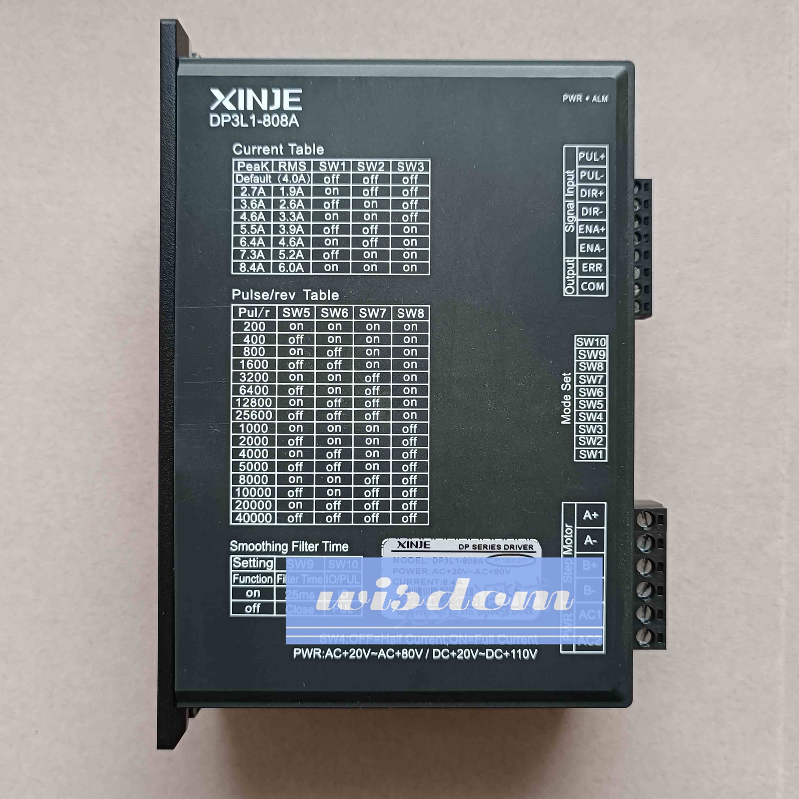 1PC NEW FOR XINJE stepper motor driver DP3L1-808A Replace DP-508