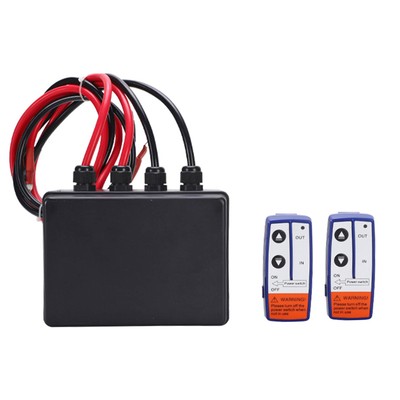 500A Wireless Winch Remote Control Kit Copper Coil Winch Control Box 12000LB