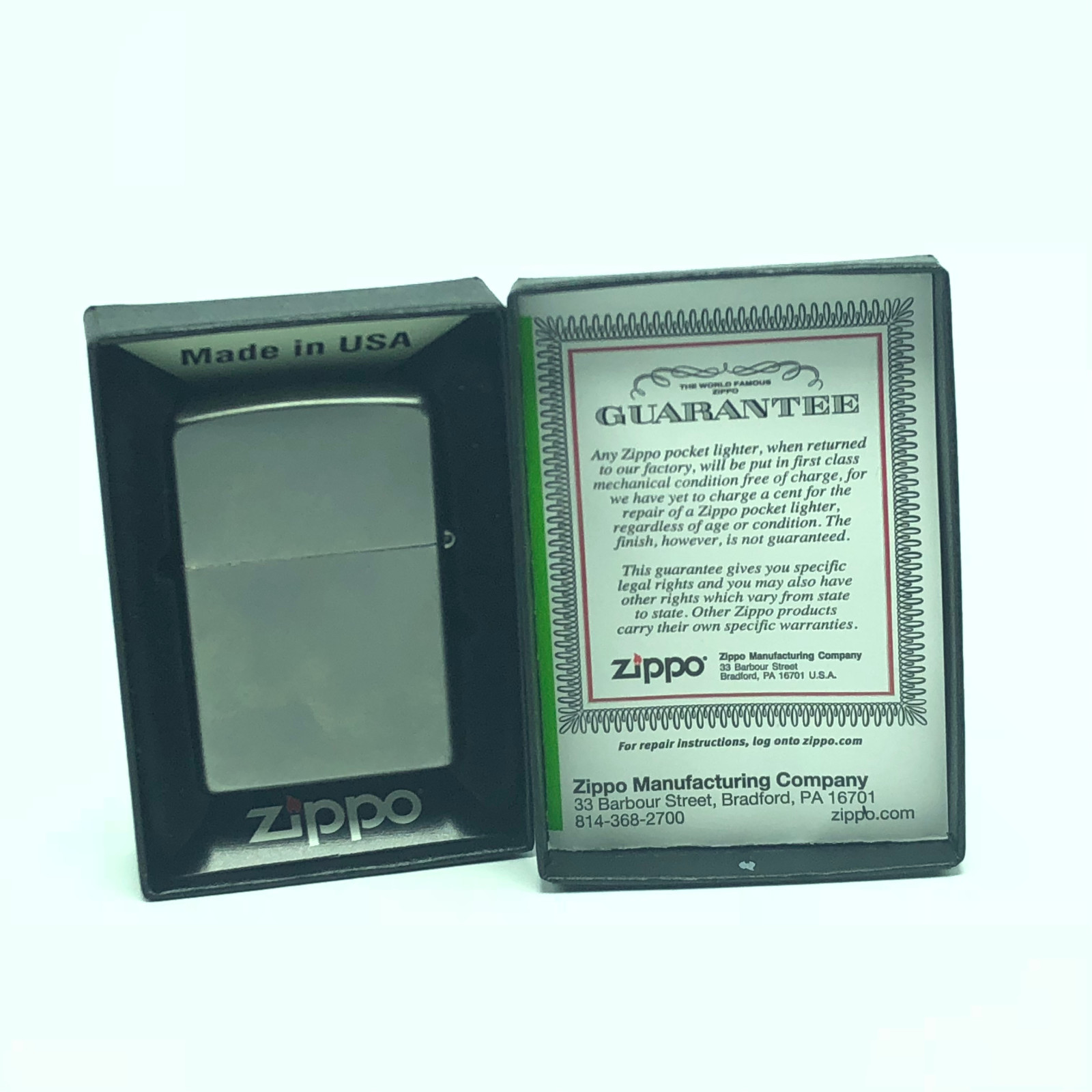 SCANDAL☆レア☆Zippo Zippo Lighter Chrome Bradford usa made original box coa