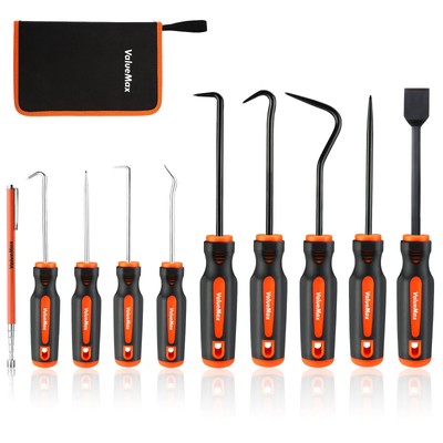 10piece Precision Hook And Pick Set With Scraper Magnetic Telescoping Pick Tool 