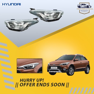 OEM FRONT HEADLAMP HEADLIGHT ASSY RH & LH FOR HYUNDAI I20 ACTIVE ELITE 2015-2020