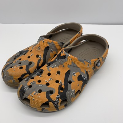 Crocs Classic Printed Camo Clog Sandals 